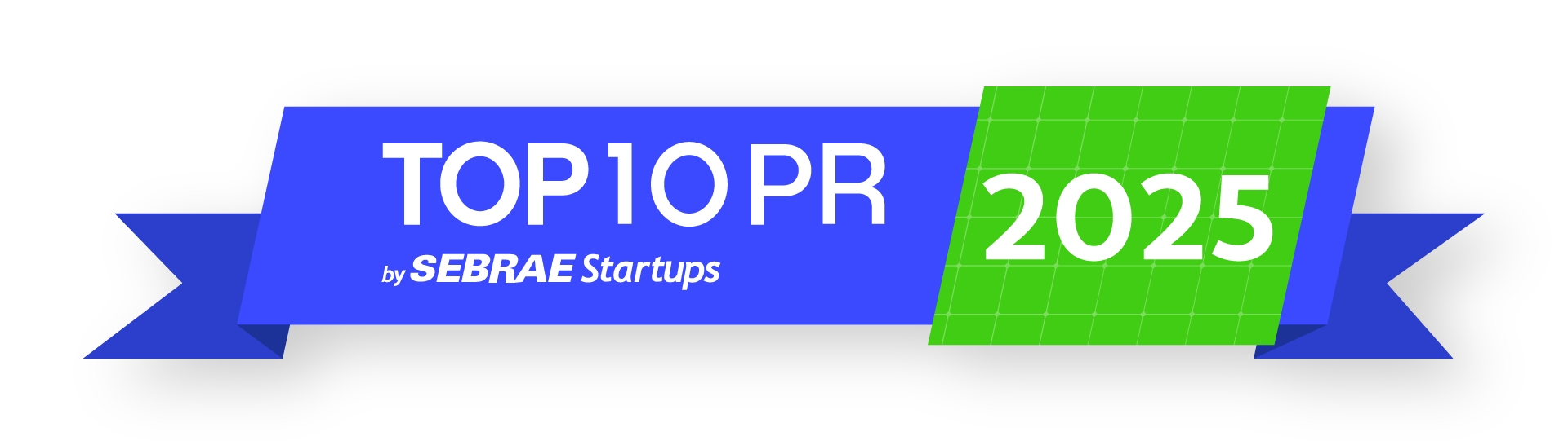 Selo Top 10 PR 2025 — Sebrae Startups