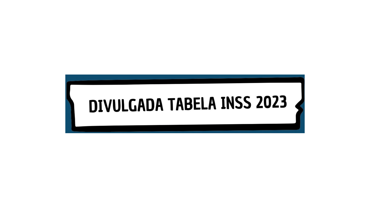 Tabela INSS 2023